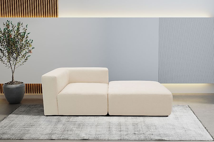 Home affaire Sofa-Eckelement »Utvik bestehend aus Eckelement und Hocker« al günstig online kaufen