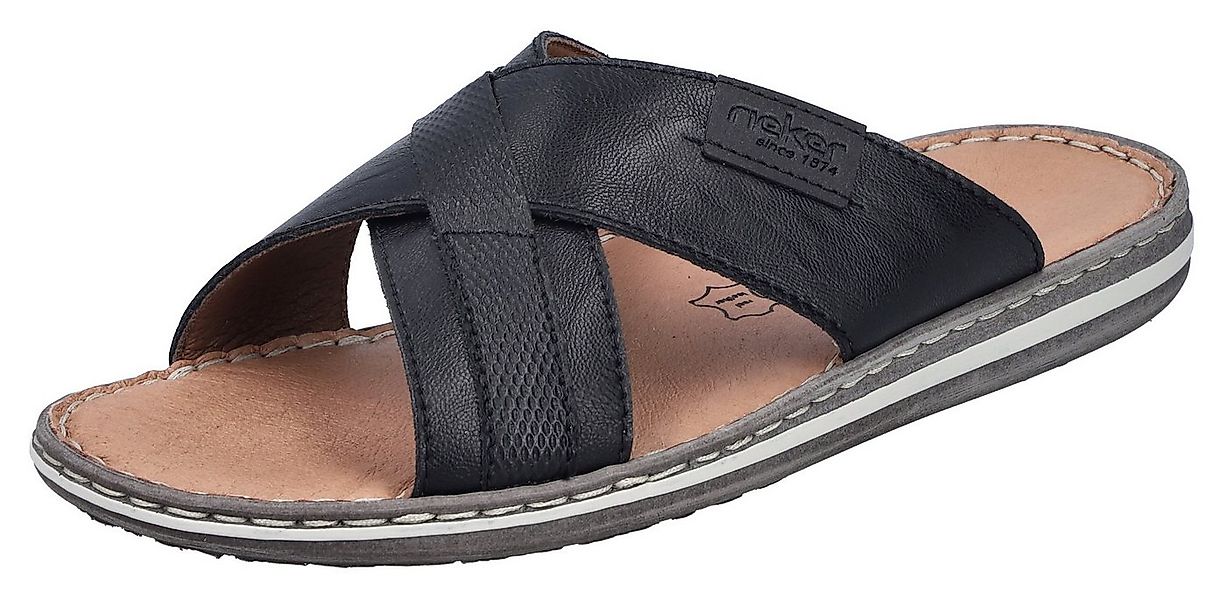 Rieker Pantolette Sommerschuh, Strandschuh, Schlappen, Hausschuh mit Label günstig online kaufen