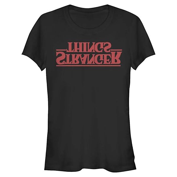 Netflix - Stranger Things - Logo Stranger Upside Down - Frauen T-Shirt günstig online kaufen