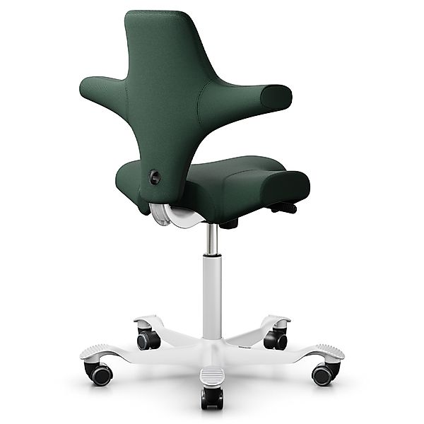 HAG CAPISCO 8106 | Wollstoff Select waldgrün | Gestell weiß günstig online kaufen