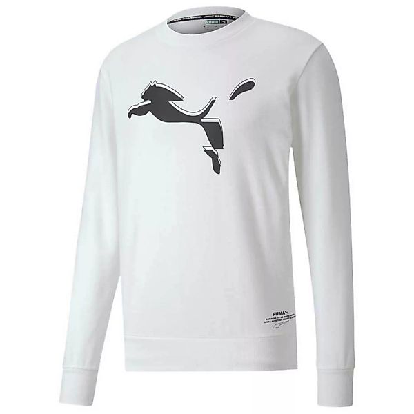 Puma Select Avenir Graphic Crew Sweatshirt L Puma White günstig online kaufen