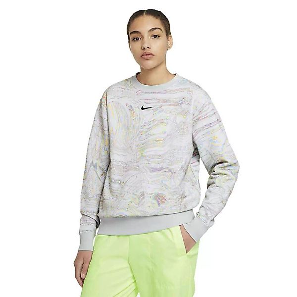 Nike Sportswear Fleece Crew Langarm-t-shirt XS White günstig online kaufen