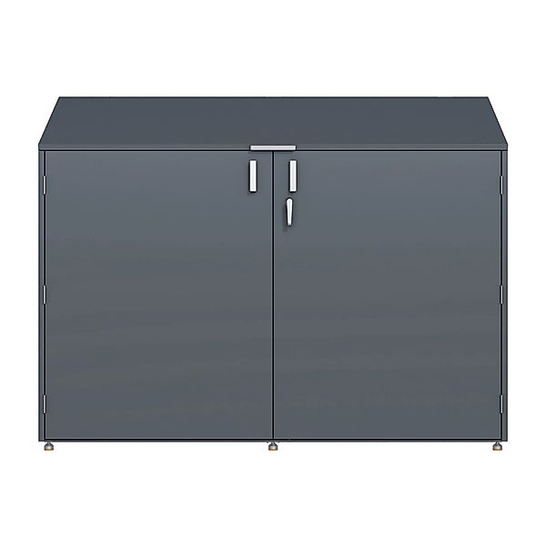 FM-SOLAR Fahrradgarage Fahrradbox Aufbewahrungsbox für Fahrrad günstig online kaufen