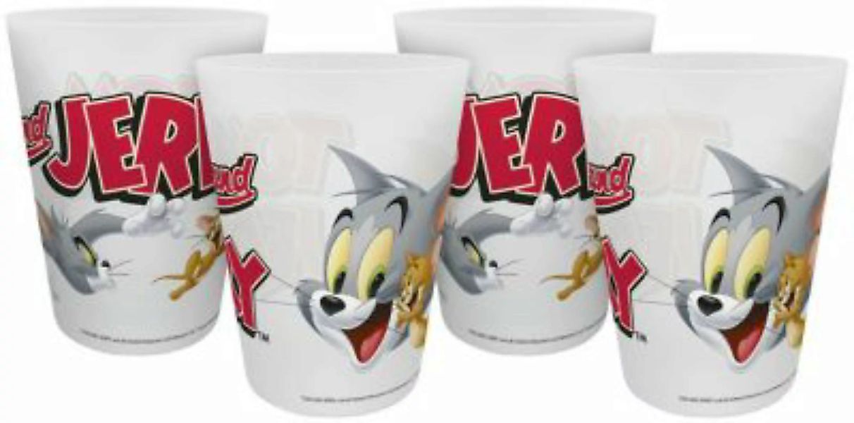 Geda Labels Trinkbecher Tom & Jerry 4er Set 300ml Trinkbecher bunt günstig online kaufen