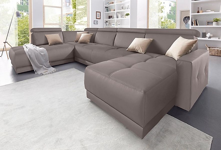 DOMO collection Wohnlandschaft »Ava moderne Sitzheftung mit toller Doppelna günstig online kaufen