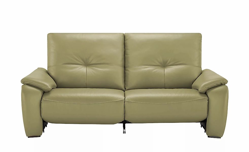 Wohnwert Sofa  aus Echtleder Halina ¦ grün ¦ Maße (cm): B: 205 H: 98 T: 98. günstig online kaufen