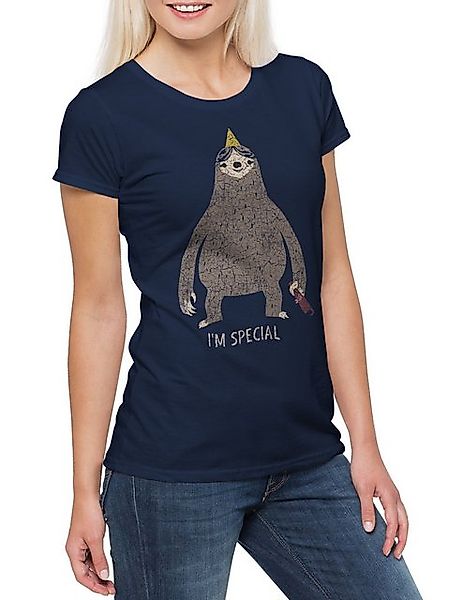 Urban Backwoods Print-Shirt I'm Special Damen T-Shirt Hakuna Matata Faul Fa günstig online kaufen