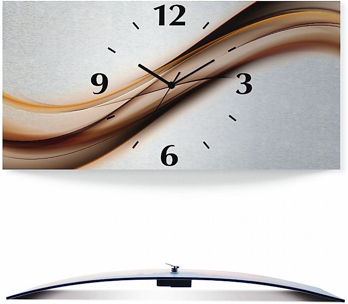 Artland Wanduhr "Welle" wahlweise mit Quarz- oder Funkuhrwerk, lautlos ohne günstig online kaufen