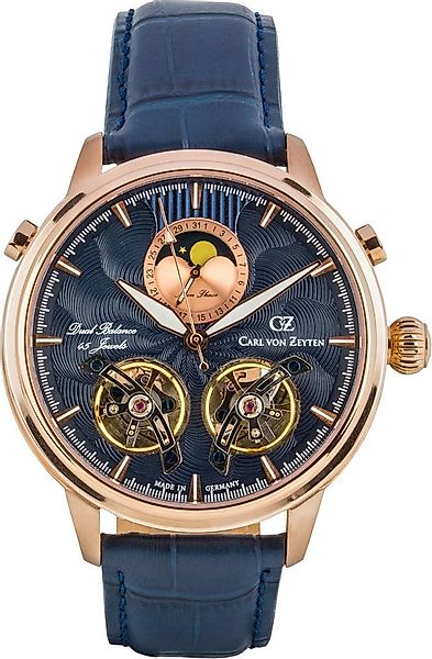 Carl von Zeyten Automatikuhr Durbach CVZ0060RBLS, Armbanduhr, mechanische U günstig online kaufen