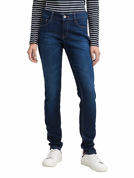 TOM TAILOR Slim-fit-Jeans "LUCIE", mit Viskose und Stretch - 5-Pocket-Style günstig online kaufen