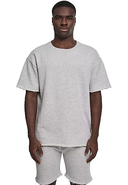 Urban Classics T-Shirt Herren HERRINGBONE TERRY TEE TB2709 Grau Light Grey günstig online kaufen