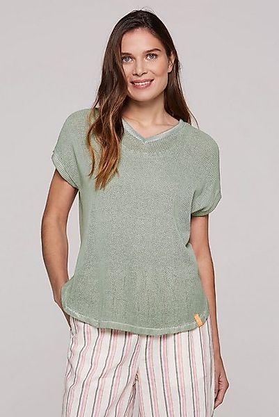 SOCCX V-Ausschnitt-Pullover, mit überschnittenen Schultern günstig online kaufen