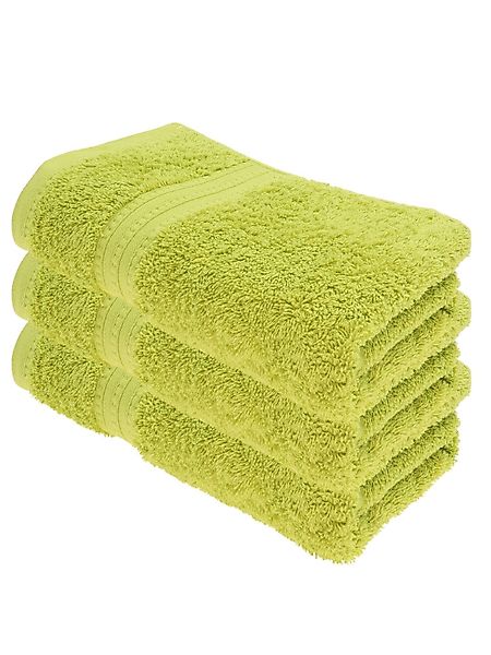Julie Julsen Handtücher 3-Handtücher-Limette, Bio-Baumwolle (3-St) günstig online kaufen