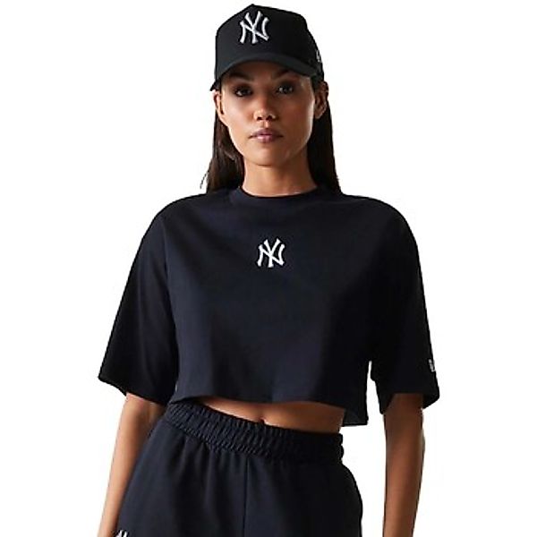 New-Era  T-Shirt Wmns Le Midi Crop Tee Neyyan Blk günstig online kaufen
