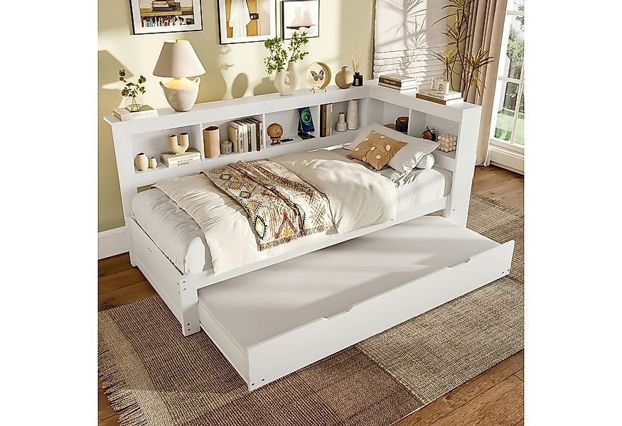 STILVORA Schlafsofa 90×200 mit Ausziehbett,Tagesbett Daybett mit Steckdose& günstig online kaufen