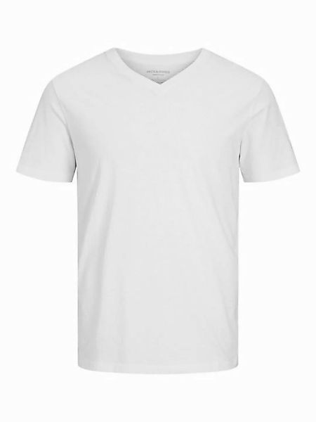 Jack & Jones Herren V-Neck T-Shirt JJEORGANIC BASIC - Regular Fit günstig online kaufen