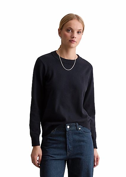 Marc OPolo DENIM Rundhalspullover "regular fit aus Soft Cotton Stretch" günstig online kaufen
