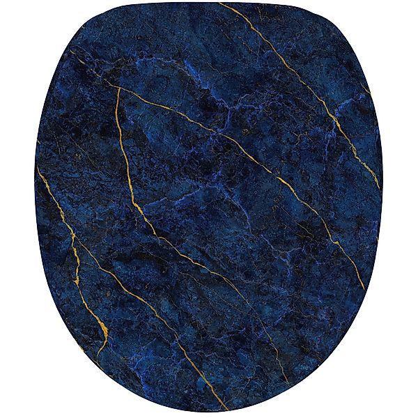 Sanilo WC-Sitz Marmor Darkblue, mit Absenkautomatik, günstig online kaufen