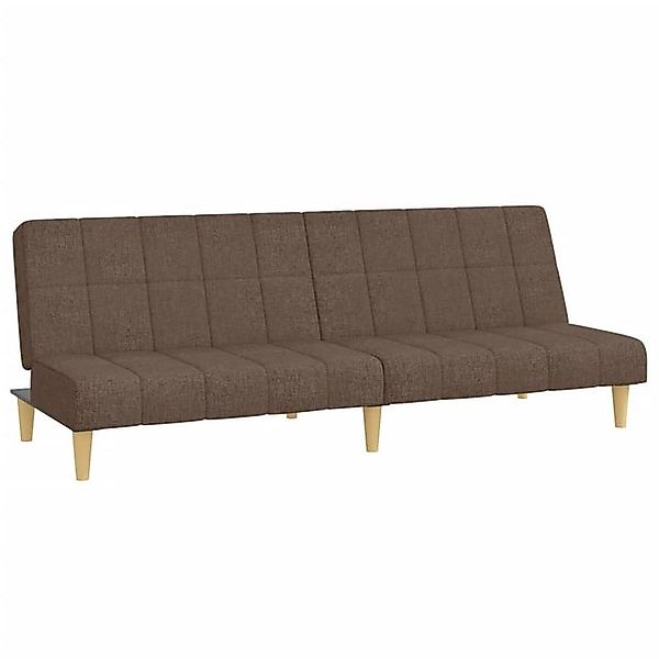 vidaXL Sofa Schlafsofa 2-Sitzer Taupe Stoff günstig online kaufen