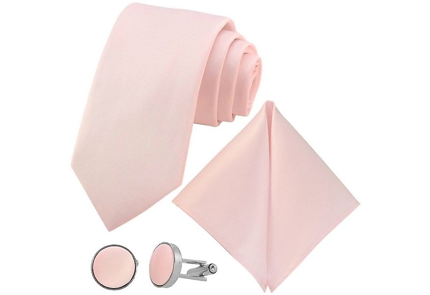 GASSANI Krawatte Hochzeitskrawatte Satin, Herren-Krawatte Hochzeit Schlips günstig online kaufen