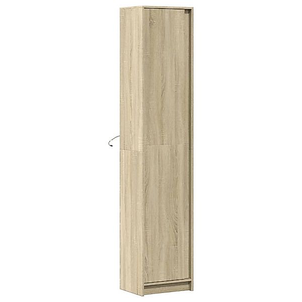 vidaXL Highboard Highboard mit LED-Beleuchtung Sonoma-Eiche günstig online kaufen