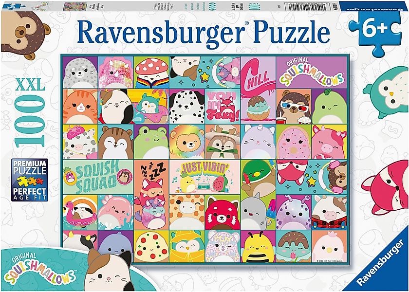 Ravensburger Puzzle Squishmallows, Viele bunte Squishmallows, günstig online kaufen