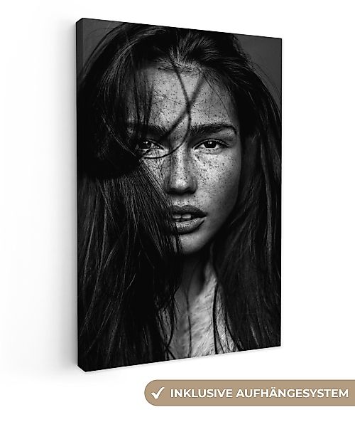 OneMillionCanvasses® Leinwandbild Porträt - Frau - günstig online kaufen