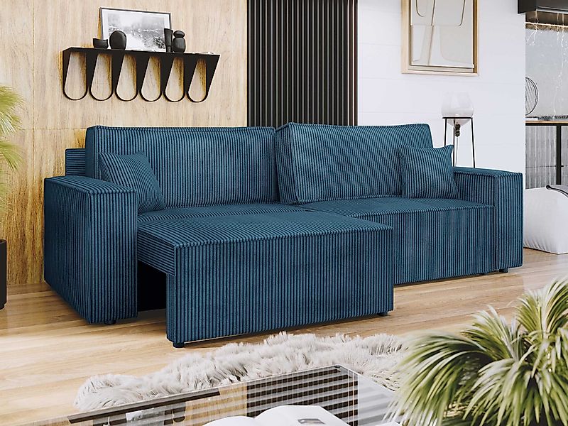 MIRJAN24 Schlafsofa Karl Cord mit L-Funktion, günstig online kaufen