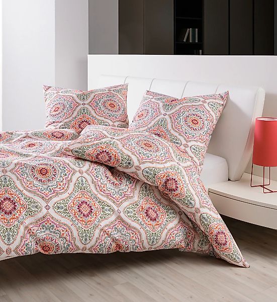 Janine Bettwäsche "TANGO20153 02 155x200,80x80" mit Reißverschluss günstig online kaufen