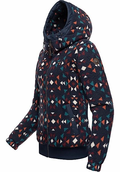 Ragwear Outdoorjacke "Cousy Short Aztec", mit Kapuze, flauschige Übergangsj günstig online kaufen