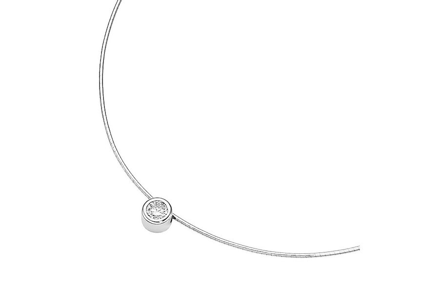 GIORGIO MARTELLO MILANO Kette mit Anhänger Anhänger mit Zirkonia an Omegare günstig online kaufen
