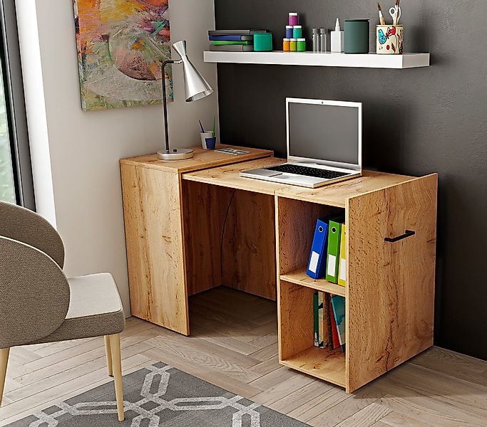 INOSIGN Schreibtisch "Smart", platzsparende Kommode ausziehbar zu einem kom günstig online kaufen