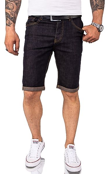 Rock Creek Jeansshorts Herren Jeansshorts Dunkelblau günstig online kaufen