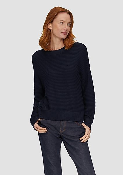 s.Oliver Longpullover Strickpullover Oversized Strickpullover mit günstig online kaufen