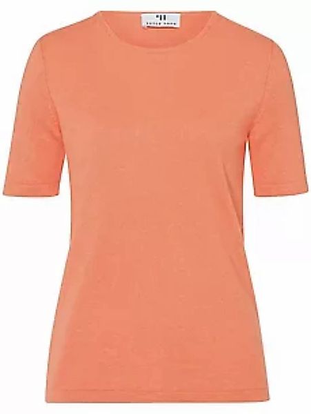 Rundhals-Pullover aus Seide Kaschmir Peter Hahn Seide/Kaschmir orange günstig online kaufen