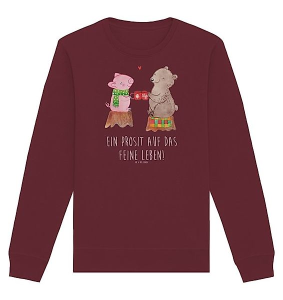 Mr. & Mrs. Panda Longpullover Größe XXL Glühschwein Sause - Burgundy - Gesc günstig online kaufen