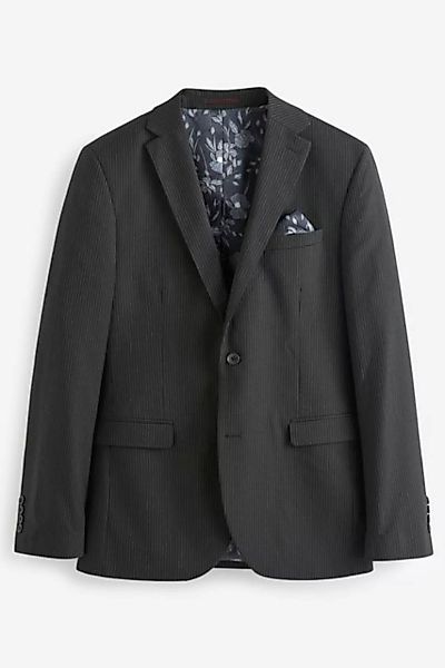 Next Anzugsakko Gestreifter Slim-Fit-Anzug: Sakko (1-tlg) günstig online kaufen