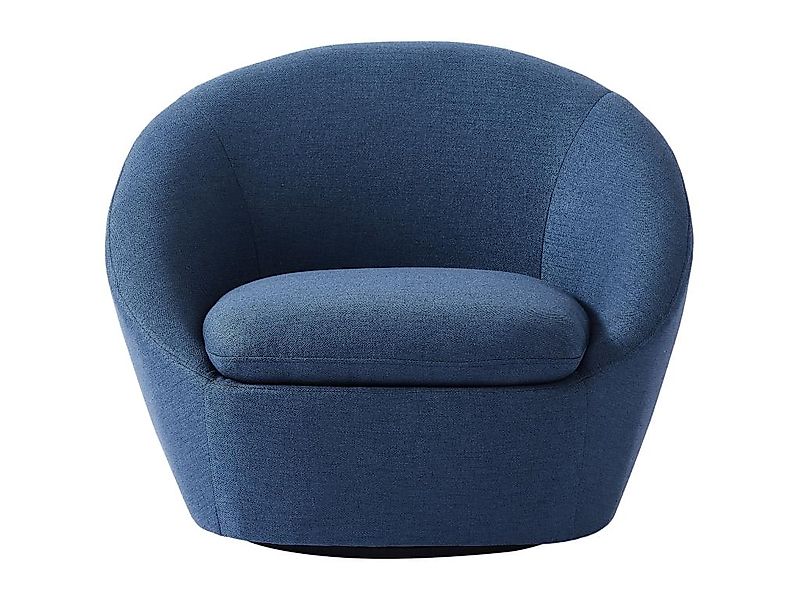 Drehsessel - Stoff - Blau - LACARA II günstig online kaufen