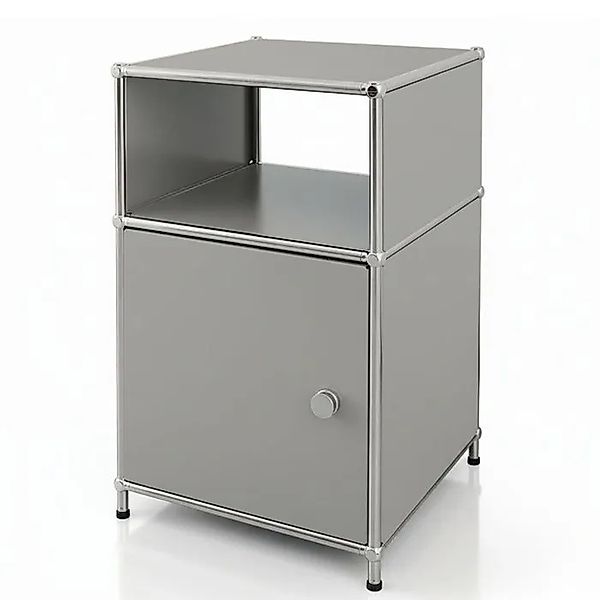 Floordirekt Metallregal Concept Epure MK-040 3 Ebenen 40 x 40 x 65 cm Grau günstig online kaufen