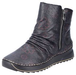 Rieker Winterboots, Plateaustiefelette, Print-Boots mit Außenreißverschluss günstig online kaufen