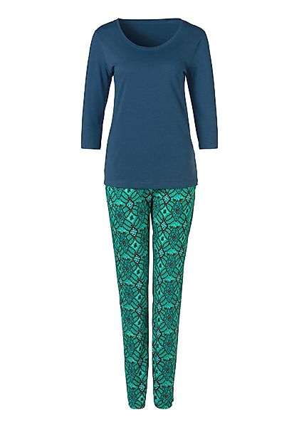 s.Oliver Pyjama (2 tlg) im Ornamentdruck günstig online kaufen