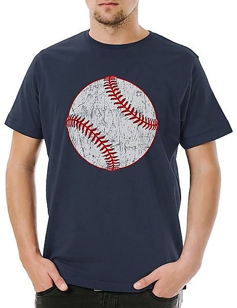 Urban Backwoods Print-Shirt Baseball I Herren T-Shirt Player Sport Passion günstig online kaufen