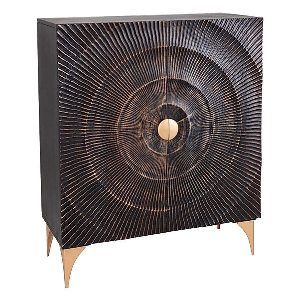 riess-ambiente Highboard GOLDEN SUNSET 120cm schwarz günstig online kaufen