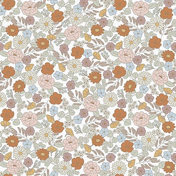 LITTLE DUTCH Vliestapete »Vintage Little Flowers«, Motiv, Motiv günstig online kaufen
