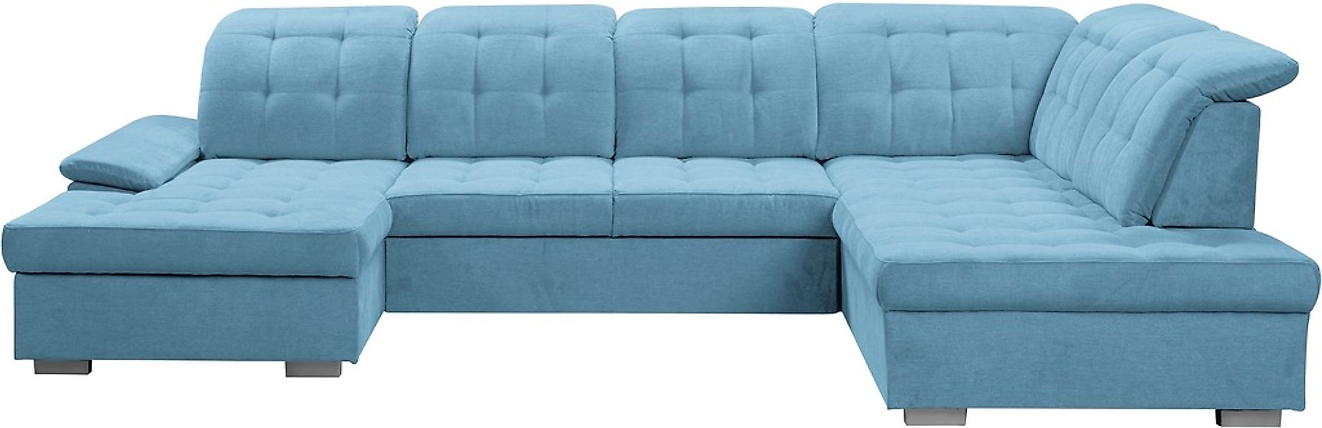 WERK2 Wohnlandschaft "Kordula-New Multifunktion Couch, Breite 332cm, U-Form günstig online kaufen
