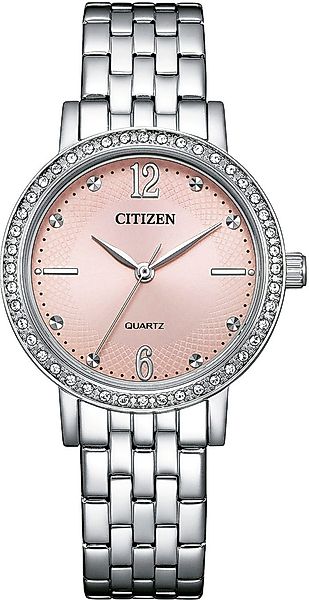 Citizen Quarzuhr EL3100-55W, Armbanduhr, Damenuhr, Edelstahlarmband, günstig online kaufen
