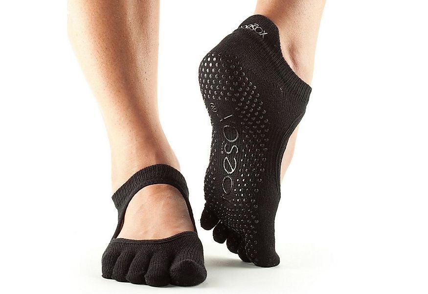 ToeSox Sportsocken Full-Toe Bellarina Black Gr. M günstig online kaufen