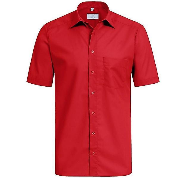 GREIFF Kurzarmhemd Greiff Corporate Hemd BASIC Herren OEKO TEX® Rot 39/40 günstig online kaufen