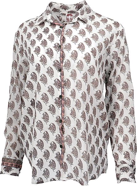 Guru-Shop Longbluse Leichtes Unisex Boho Baumwollhemd, günstig online kaufen