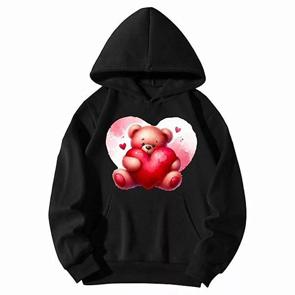 Banco Hoodie Damen Oversized Hoodie Kapuzenpullover Valentinstag Größen XS günstig online kaufen